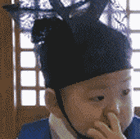 韩国萌娃表情包gif,童真瞬间，萌化人心